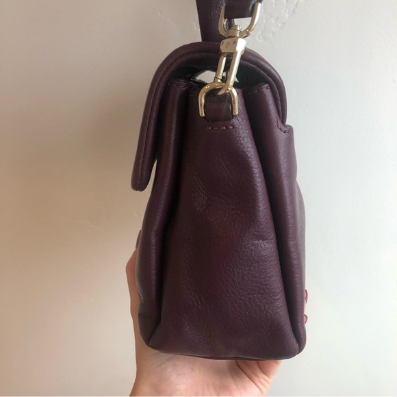 Kate Spade Small Maryana Lombard Street in Deep Plum crossbody purse bag - Picture 6 of 16